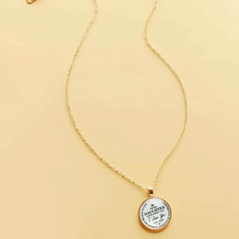 IMPERFECTION ONLY 4 LEFT To my Daughter necklace! - Picture 3 of 3